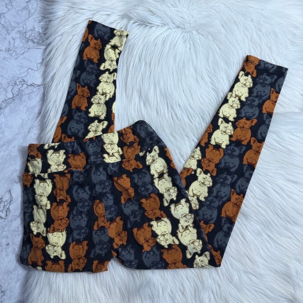 LuLaRoe French bulldog Leggings One size